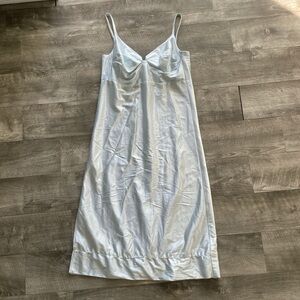Elegant vintage light blue Chemise Slip